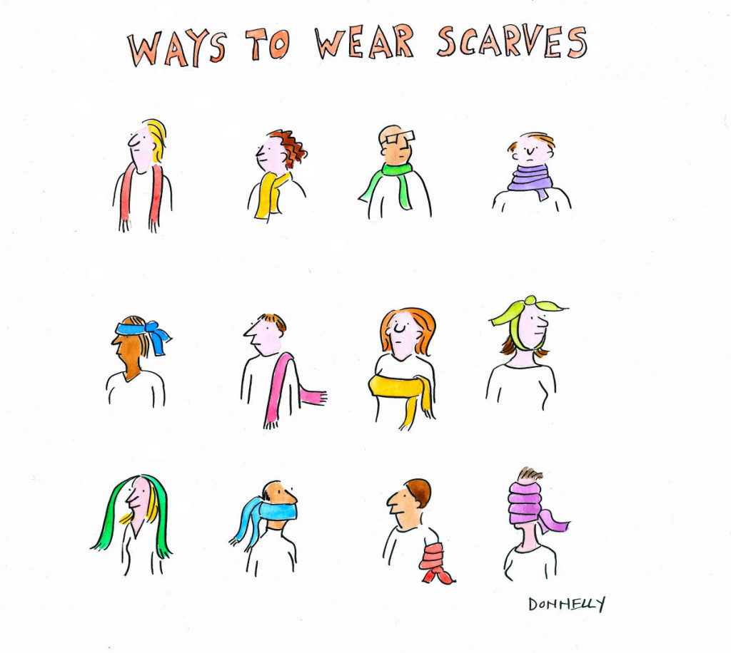 ways to wear scarves