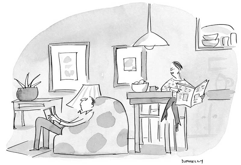 Cartoon Couples Having Sex - Liza Donnelly | Cartoon Marriage | New Yorker Cartoonist