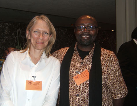 Liza and Gado, Kenyan cartoonist