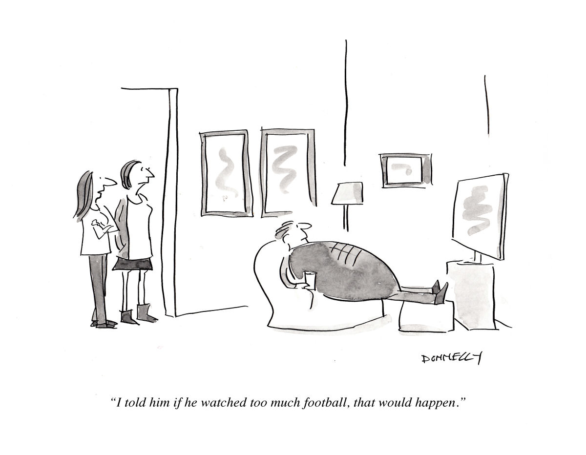 Football Liza Donnelly New Yorker Cartoonist